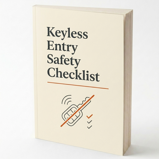 Keyless Entry Safety Checklist